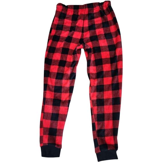 Holiday Time  Pajama Pants Buffalo Plaid Red Black Sleepwear Women's Small - Picture 2 of 9